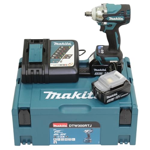 Makita DTW300RTJ Akku-Schlagschrauber 18 V /...