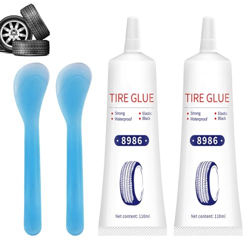 IJHYGD 2 Stück Autoreifen Kleber,Gummikleber...