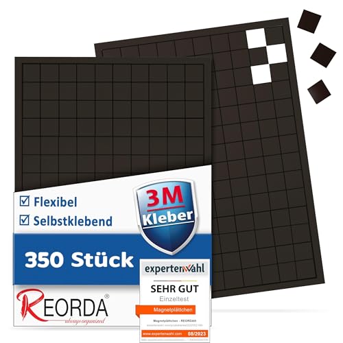 REORDA Magnetplättchen selbstklebend (350...
