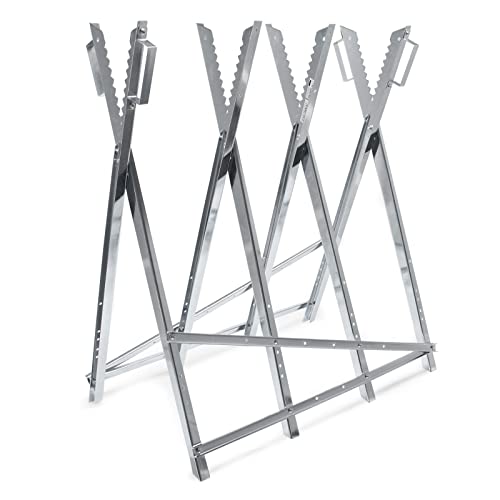 Wiltec Sägebock verzinkt klappbar, 80x80x79...