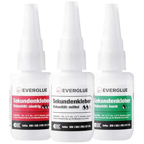 EVERGLUE Sparset Sekundenkleber lange...