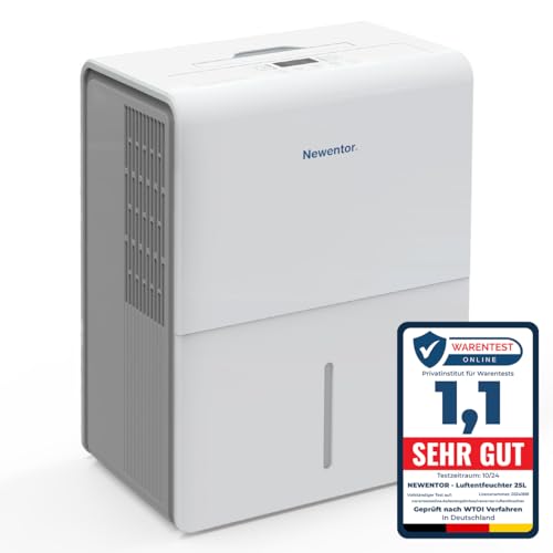 Newentor Luftentfeuchter 25L/24h, Für...