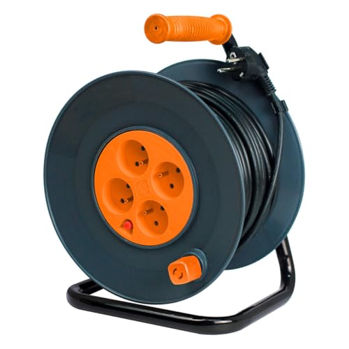 Zenitech – Kabeltrommel 4 Steckdosen – 40...