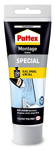 Pattex Montagekleber Special, Glas- Spiegel-...