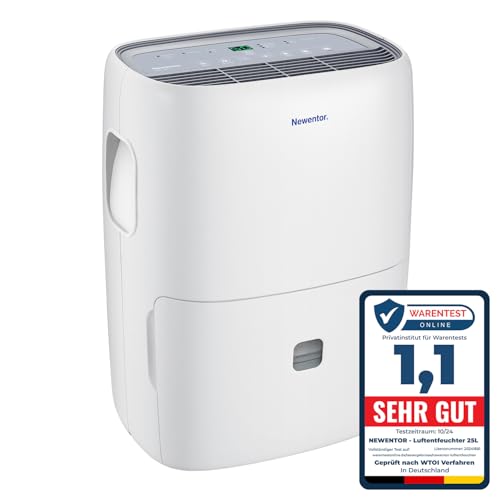 Newentor Luftentfeuchter 25L/Tag - 270W...