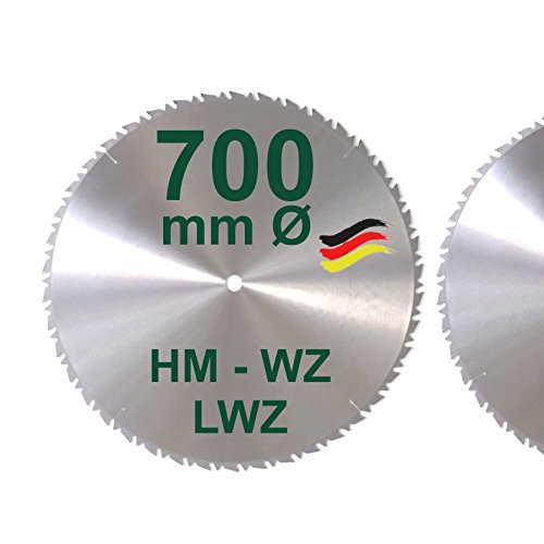 HM Sägeblatt 700 x 30 mm LWZ Hartmetall...