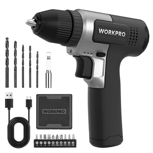WORKPRO 8V Akku Bohrschrauber Set,...