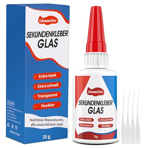 Sekundenkleber Glas 35g, extra stark...