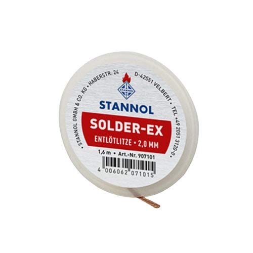 Stannol 907103 Entlötlitze Typ Solder-Ex...