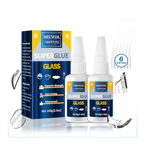 Glaskleber Extra Stark 100g, Transparent...
