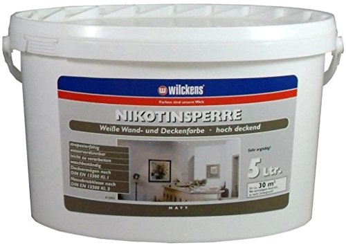 Nikotinsperre Isolierfarbe inkl. 4x 5m...