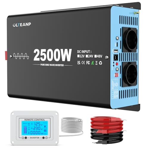 OLTEANP 2500W Spannungswandler 12v auf 230v...