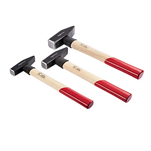 Amazon Basics - Schlosserhammer-Set, Stiel...