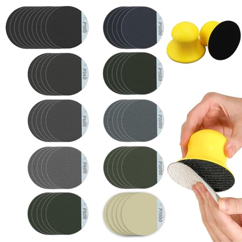 VACUBXBY Schleifklotz Klett Set mit 2...