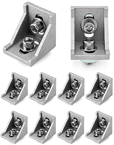 QWORK 10stk Befestigungsmaterial Winkel...