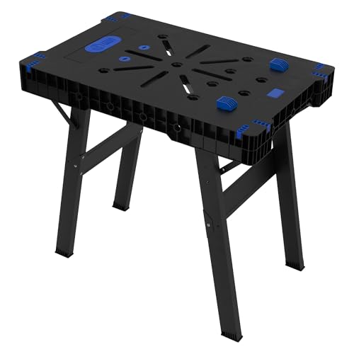 ECD Germany Werkbank klappbar, 86x55x80 cm,...