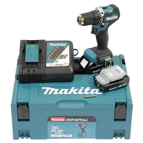 Makita DDF487RAJ Akku-Bohrschrauber 18V / 2,0...