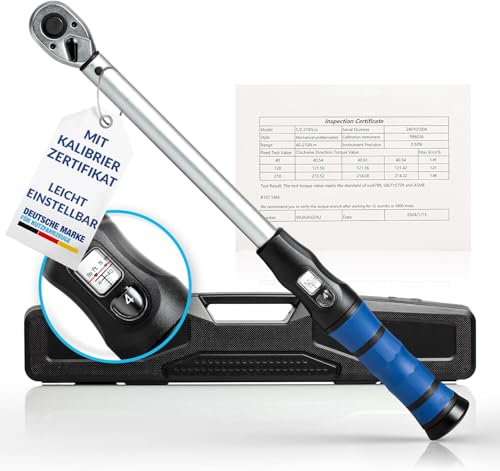 NTG Drehmomentschlüssel 1/2' Zoll 40-210 Nm...