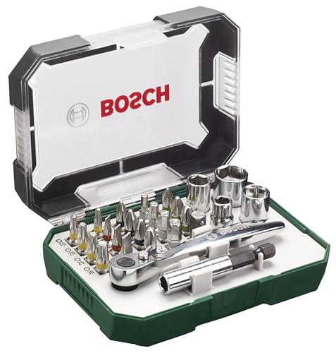 Bosch 26tlg. Schrauberbit- und Ratschen-Set...