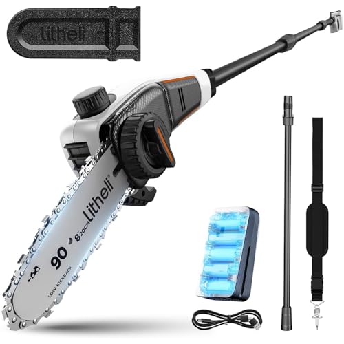 Litheli U20 Akku-Hochentaster 20V mit 20 cm...