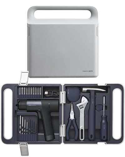 HOTO Werkzeugkoffer gefüllt 26-tlg Werkzeug...