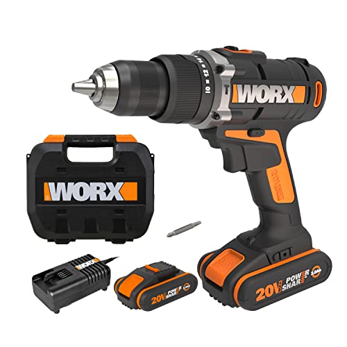 WORX WX372 Akku Schlagbohrschrauber Set mit...