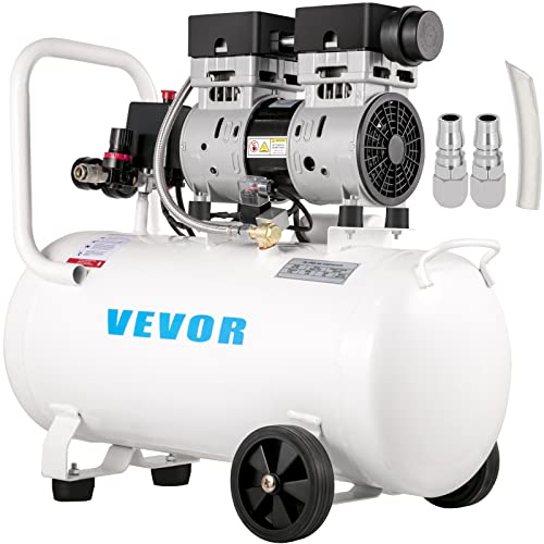 VEVOR Flüsterkompressor 50 L, Leise Ölfrei...