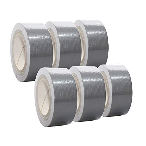 selmundo 6 Rollen Gewebeband in silber |...