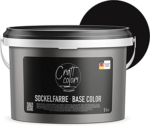 Craft colors Sockelfarbe 5L schwarz |...