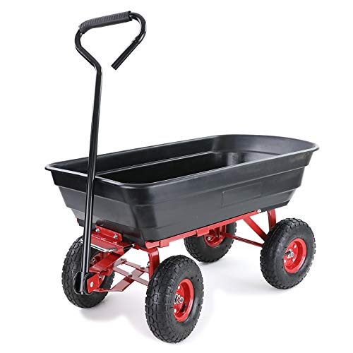 RAMROXX Transportwagen Gartenwagen Schubkarre...