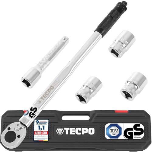 TECPO Drehmomentschlüssel Set 1/2' Zoll...