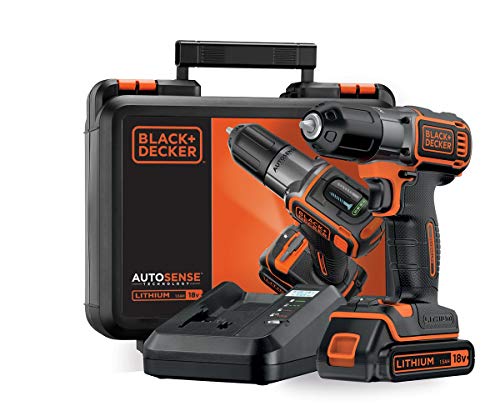 Black+Decker Autosense Akku-Bohrschrauber...