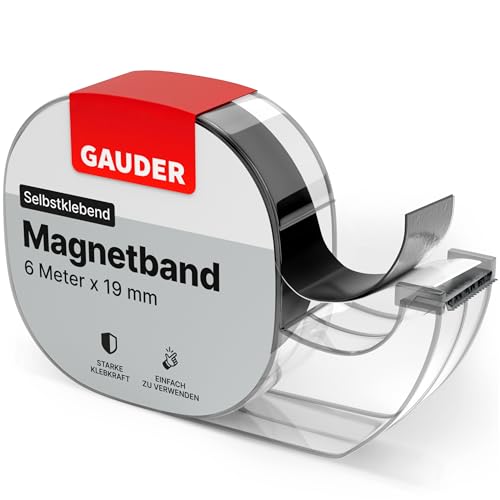 GAUDER Magnetband selbstklebend im Spender I...
