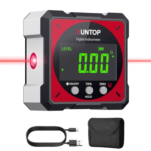 XUNTOP Digitaler Winkelmesser Neigungsmesser...
