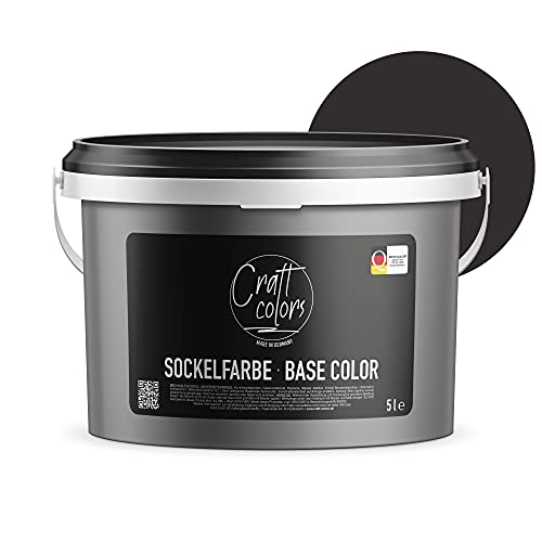Craft colors Sockelfarbe 5L Anthrazit |...