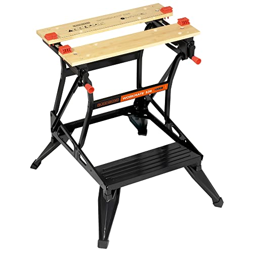 BLACK+DECKER flexible Werkbank für Werkstatt...