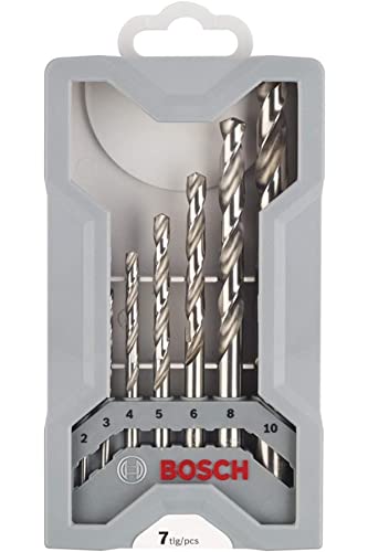 Bosch 7x PRO Metal HSS-G Spiralbohrer-Set...