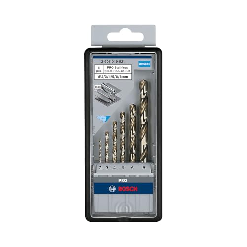 Bosch 6x PRO Stainless Steel HSS-Co...