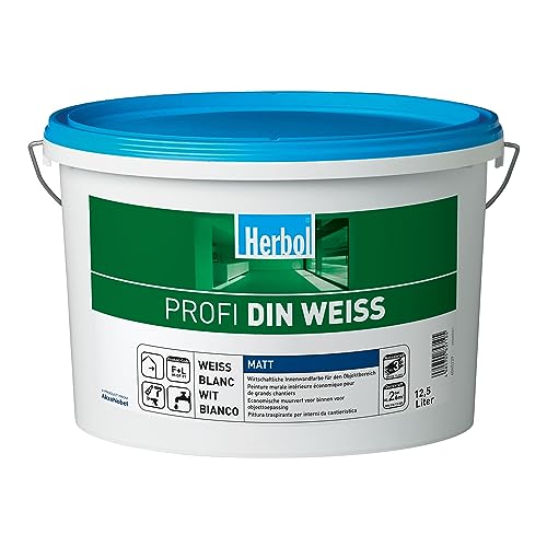 Herbol Profi DIN weiß Wandfarbe Innenfarbe...