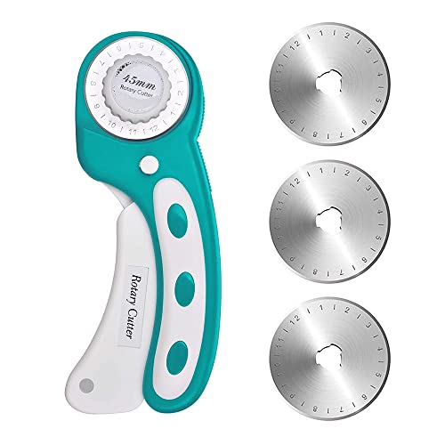 Newaner Rollschneider Set 45mm, Edelstahl...