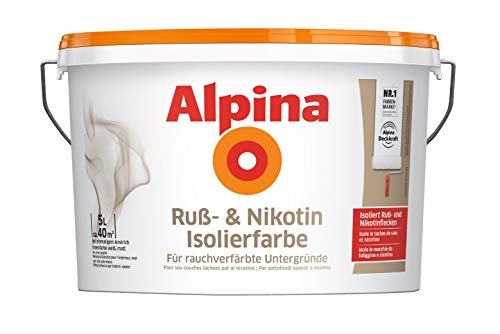 Alpina 5 L. &10 L. weiße Wandfarben für...