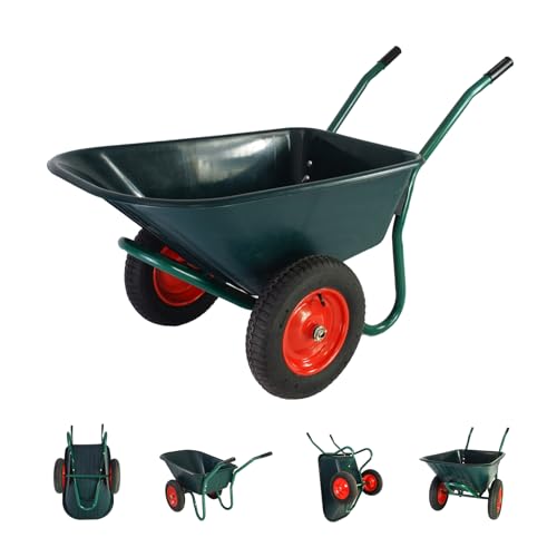 2-Rad Schubkarre Gartenschubkarre Schiebkarre...