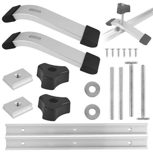 2 StüCk T Nut Schiene M8 Aluminiumlegierung...