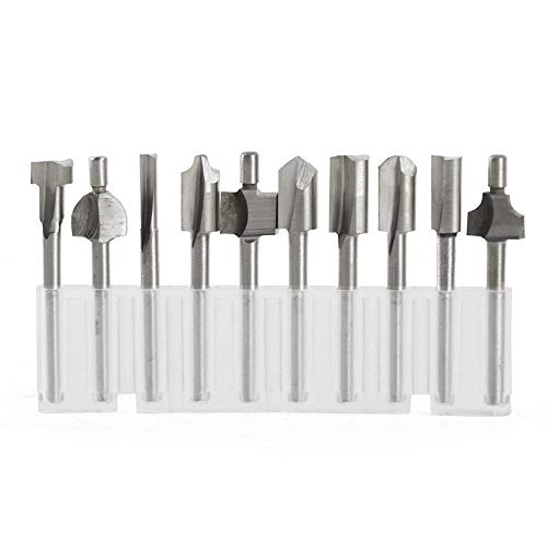 Mesee 10 Stück Fräser Set, HSS Rotary...