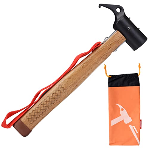 Profiwoab Camping Hammer mit Heringsauszieher...