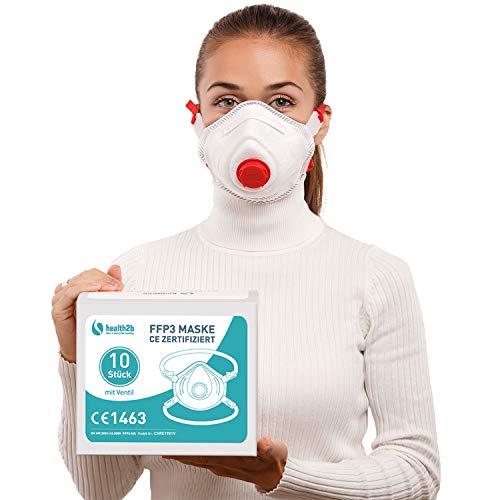 Health2b FFP3 Maske CE Zertifiziert aus...