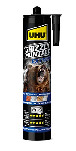 UHU GRIZZLY Montagekleber Extreme Kartusche,...