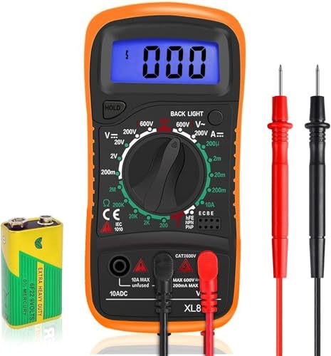 Digital Multimeter Voltmeter Batterietester...