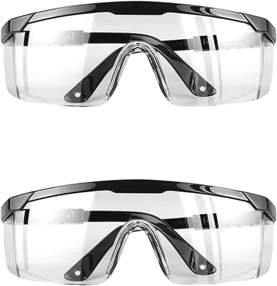 2 PCS Schutzbrille - Arbeitsschutzbrille...