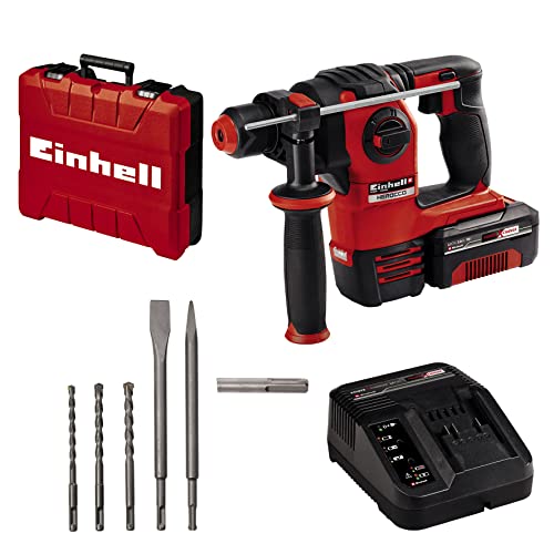Einhell Akku-Bohrhammer HEROCCO Kit +5...